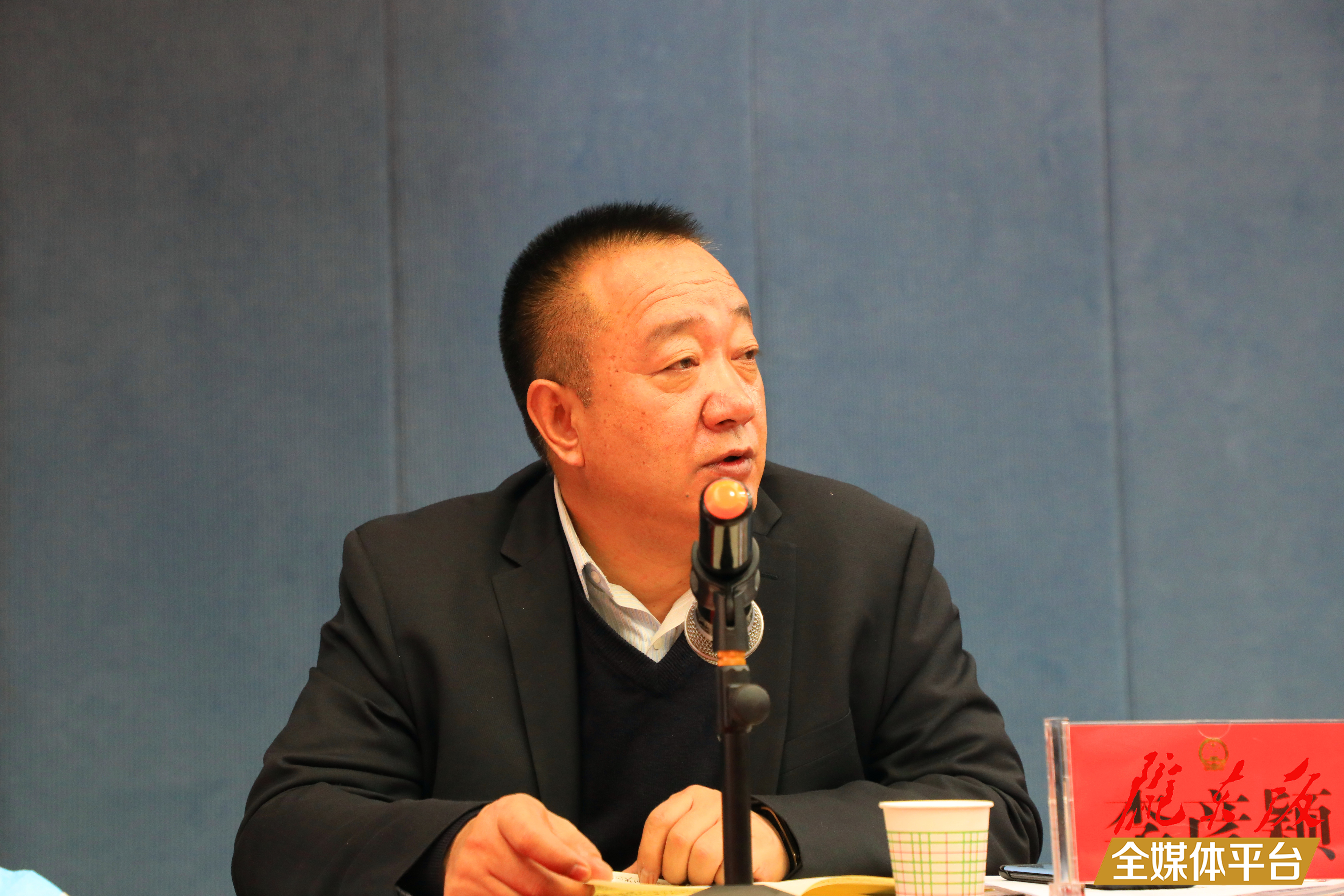 人大代表李彥穎參加分組審議時發(fā)言。