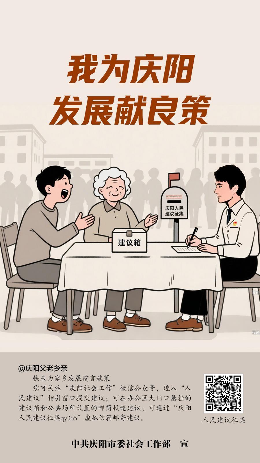 【微海報】黃土塬上聽民聲  岐黃故里謀新篇——我為慶陽發(fā)展獻良策