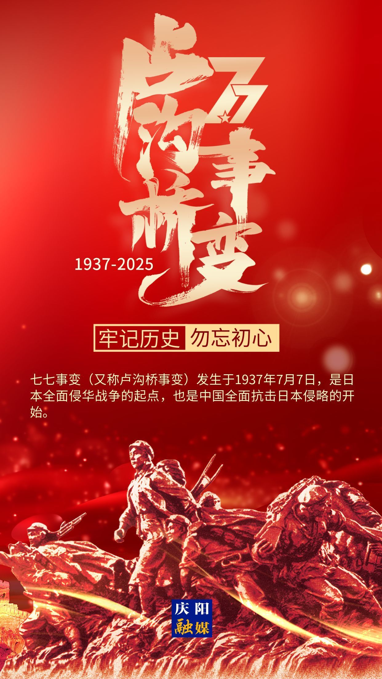 【微海報(bào)】七七事變 | 勿忘國(guó)恥 銘記歷史