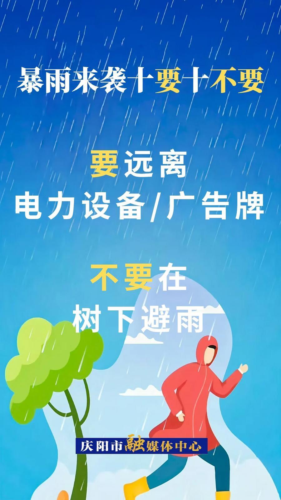 微海報(bào)︱暴雨來(lái)襲十要十不要⑤