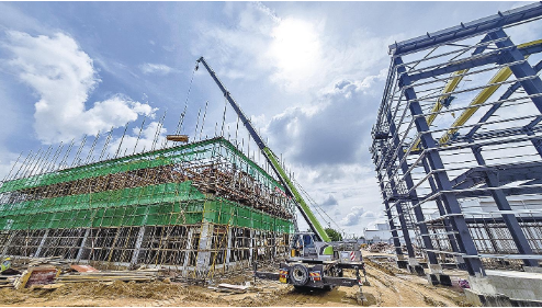 【攝影報(bào)道】慶陽(yáng)寰泰年產(chǎn)2萬(wàn)立方米釩電解液及3000噸高純?cè)仙a(chǎn)線項(xiàng)目建設(shè)現(xiàn)場(chǎng)