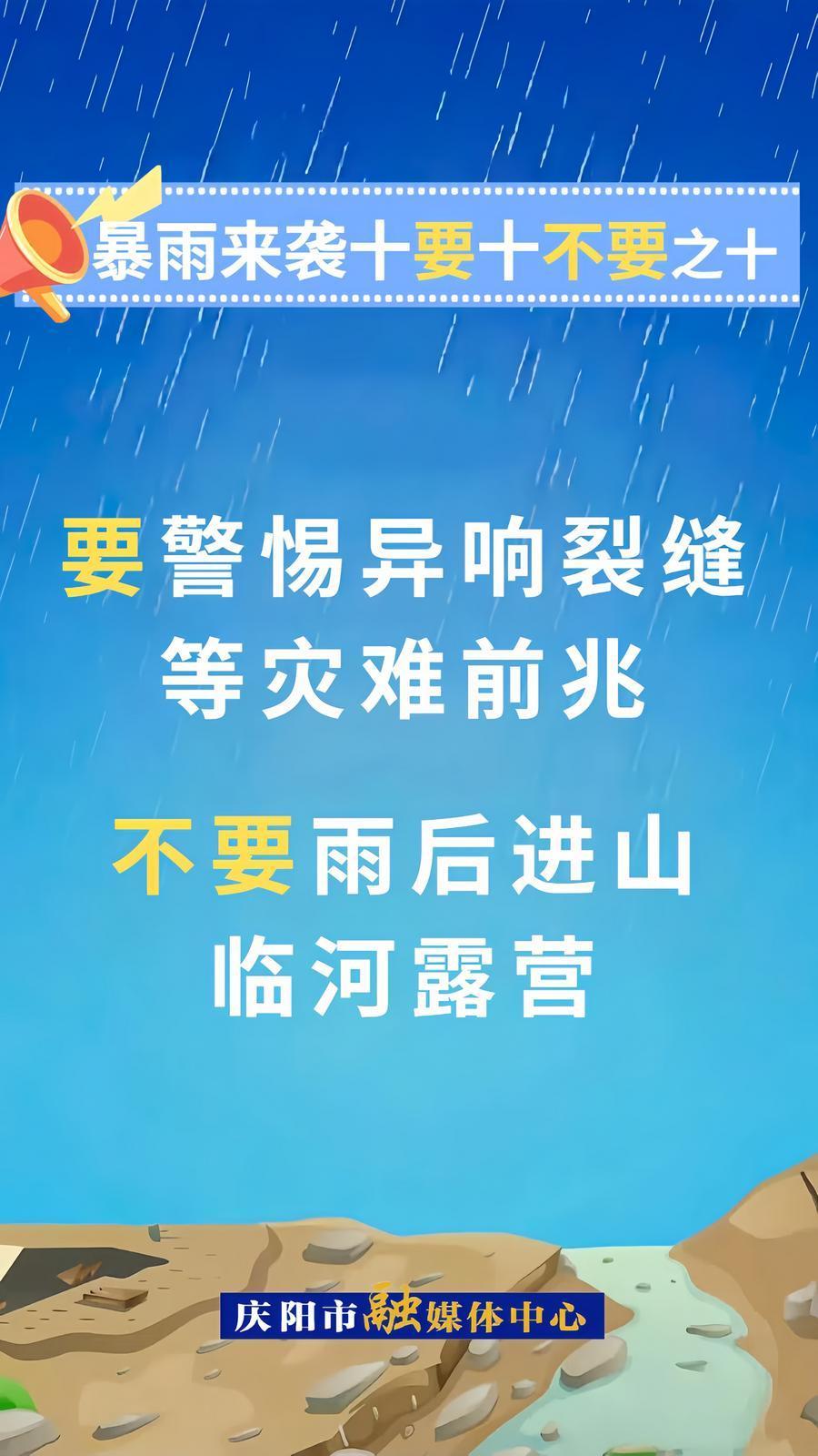 微海報(bào)︱暴雨來襲十要十不要⑩
