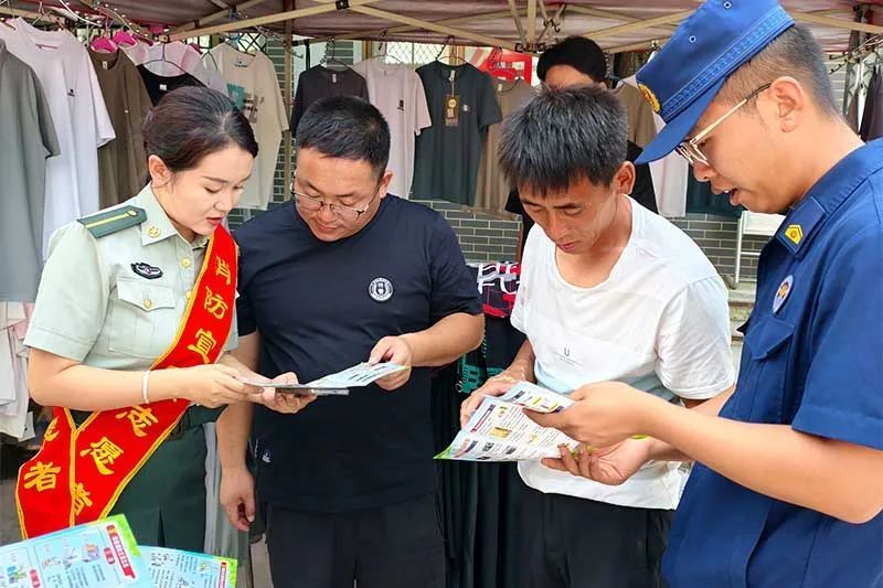 火焰藍(lán)+志愿紅 秋季安全宣傳火力全開