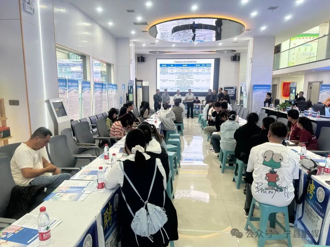 寧縣舉辦2025年未就業(yè)普通高校畢業(yè)生到基層就業(yè)項(xiàng)目雙選會(huì)暨“源來好創(chuàng)業(yè)”資源對(duì)接服務(wù)活動(dòng)