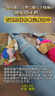 “氣化慶陽”天然氣輸氣干線項目鎮(zhèn)原段工程全速推進(jìn)