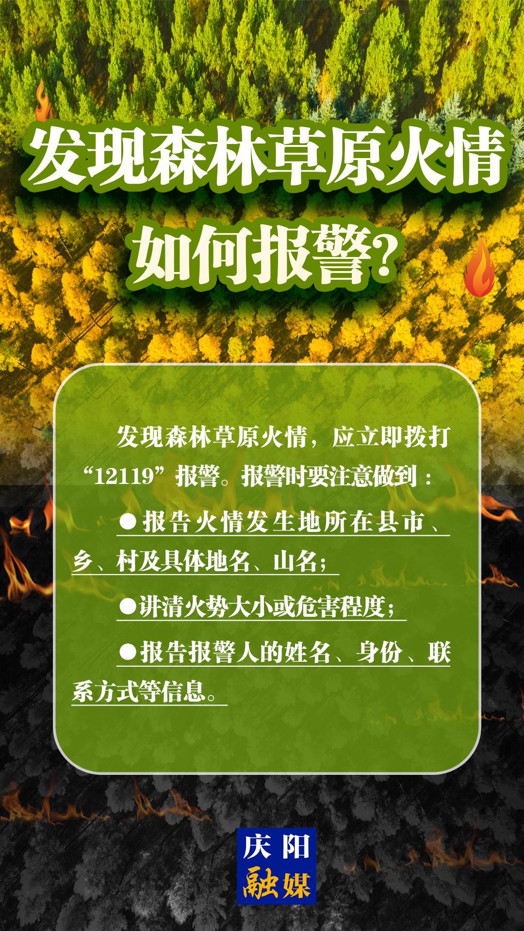 【微海報】森林防火知識科普?(21)丨發(fā)現(xiàn)森林草原火情，如何報警？