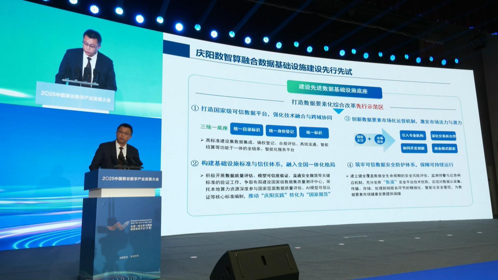 中國(guó)算谷2025數(shù)算成果（6）丨慶陽(yáng)數(shù)智算融合數(shù)據(jù)基礎(chǔ)設(shè)施建設(shè)先行先試行動(dòng)計(jì)劃發(fā)布