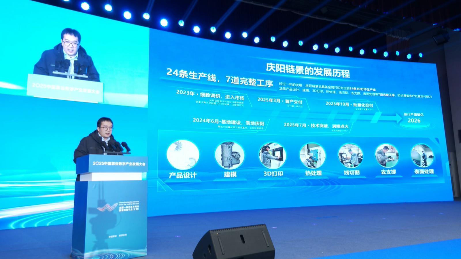 中國算谷2025數(shù)算成果（15）丨慶陽鏈景增材制造重塑區(qū)域制造業(yè)發(fā)展格局