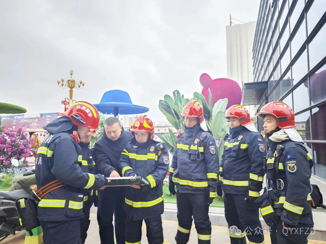 慶陽消防深入轄區(qū)隴東建材綜合市場開展熟悉演練